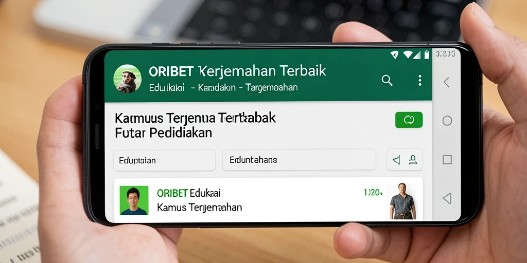 Tampilan antarmuka ORIBET yang sederhana dan mudah digunakan.