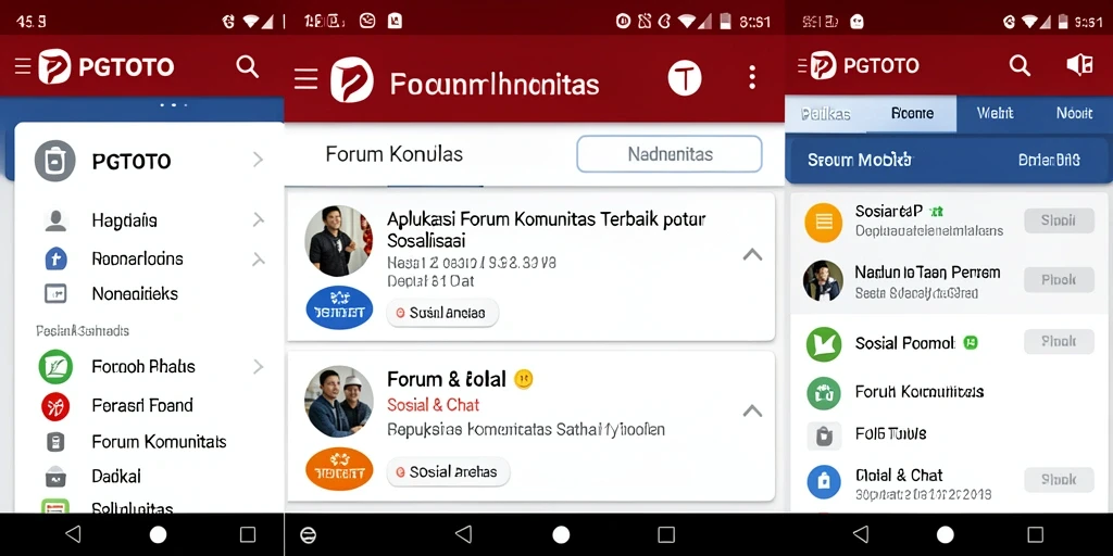 Antarmuka PGTOTO yang menarik untuk Forum Komunitas.
